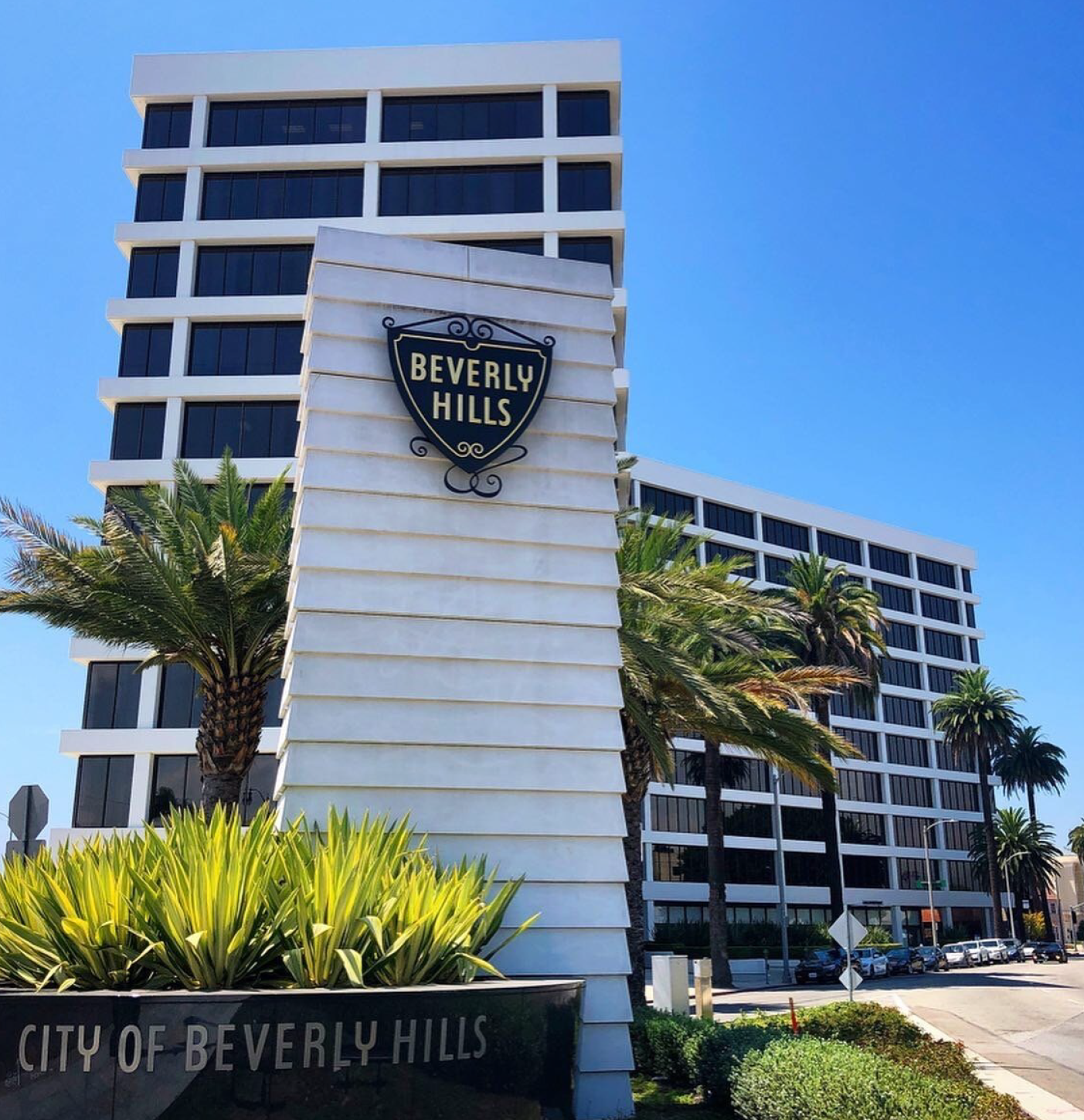 Beverly Hills office area near 8383 Wilshire Boulevard
